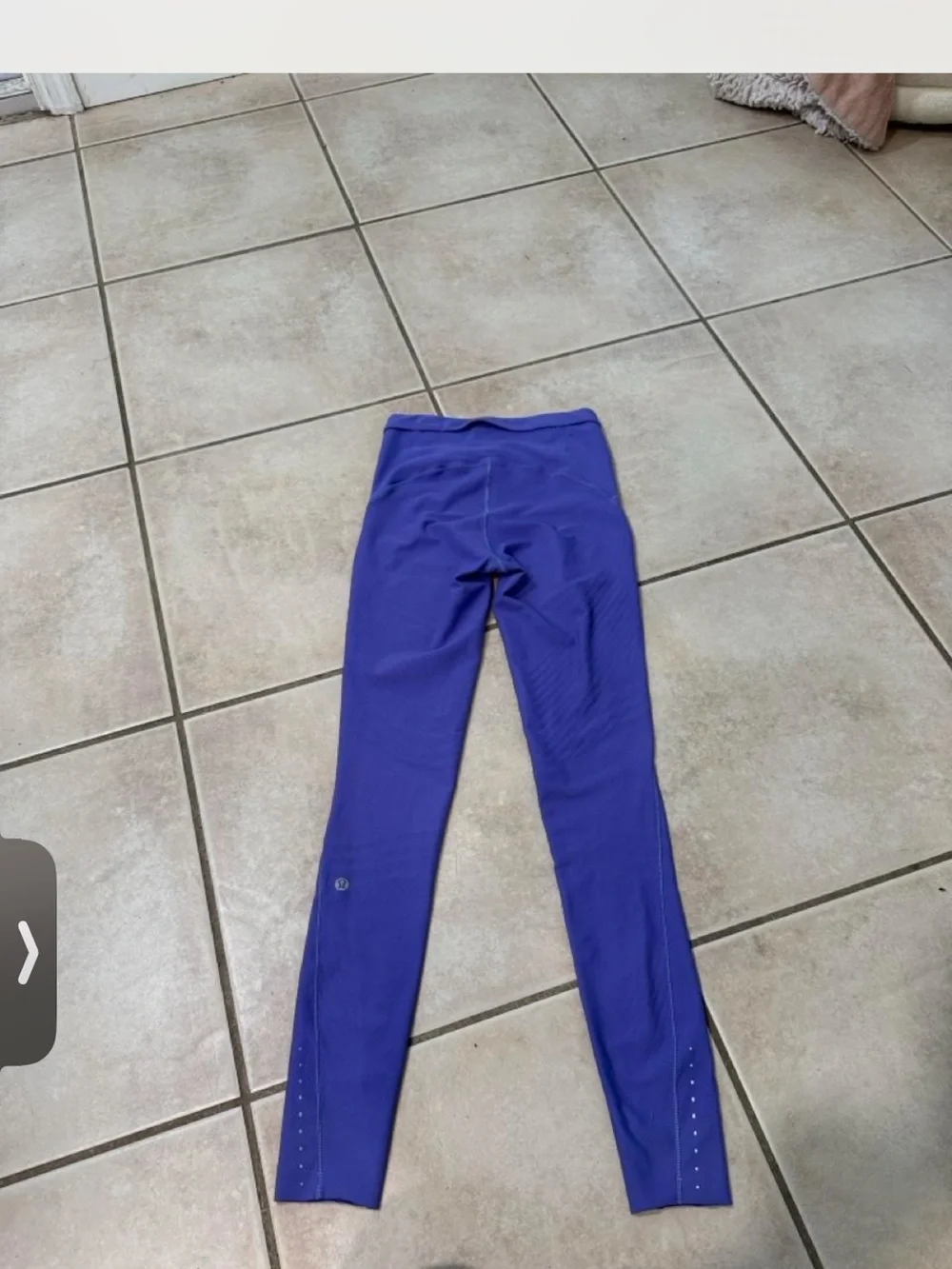 Lululemon size 4 Purple Senseknit High Rise Running Leggings 28”